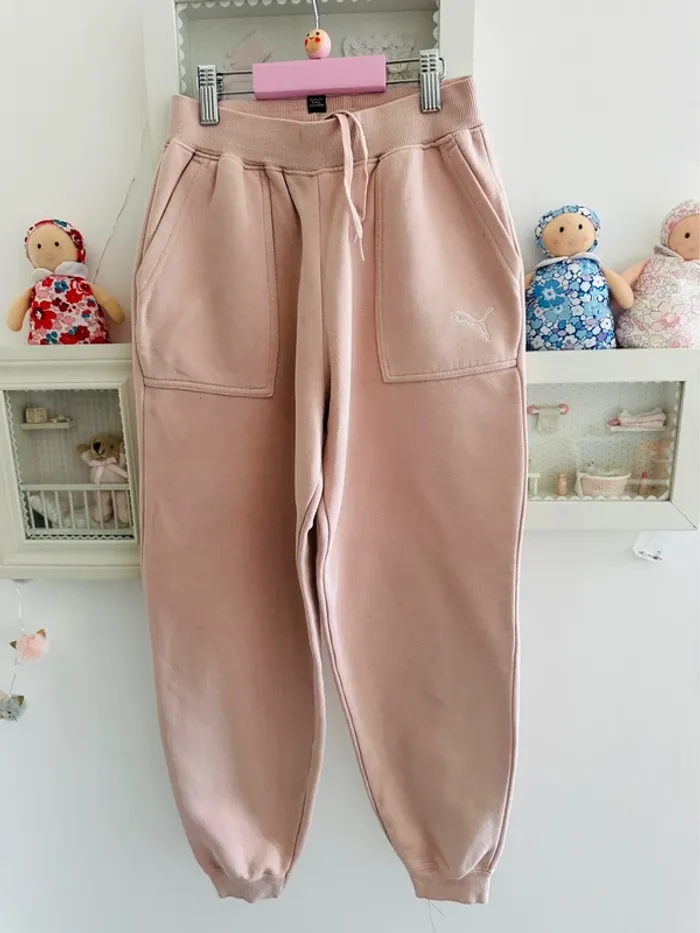 Pantalon jogging rose Puma