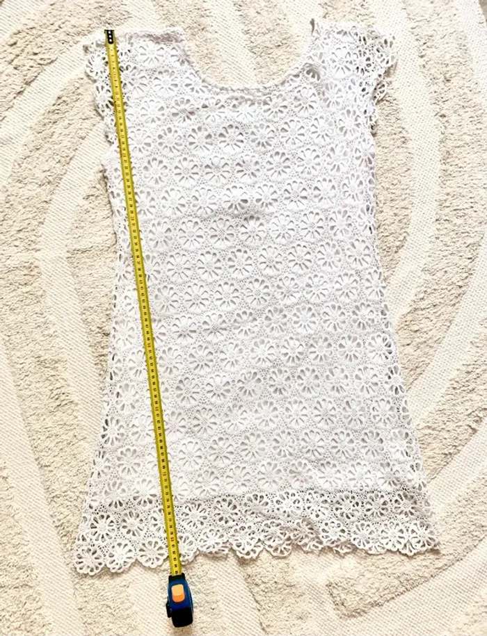 🌸 Robe dentelle blanche 44/46 - photo numéro 4
