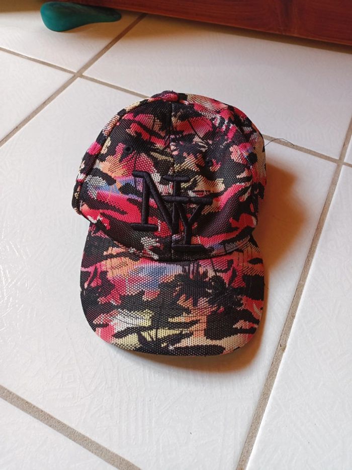 Casquette multicolore a palmiers New York - photo numéro 3