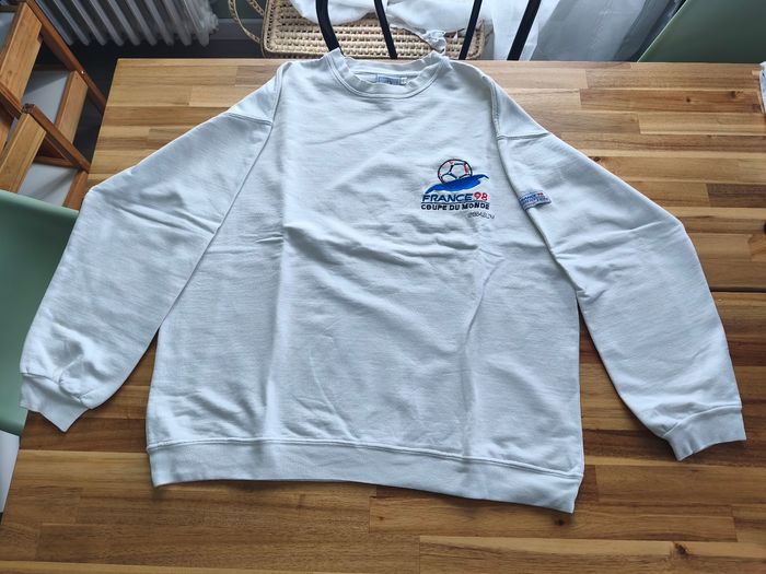 Sweat France 98 blanc taille L - photo numéro 2