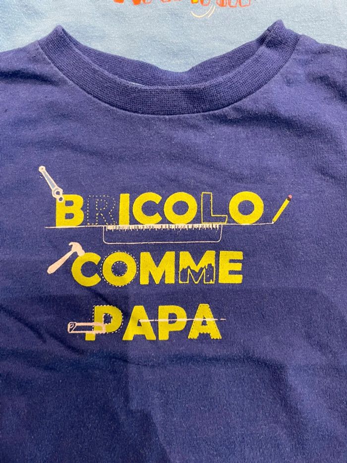 Lot 3 tee-shirts manches longues 6 mois - photo numéro 5