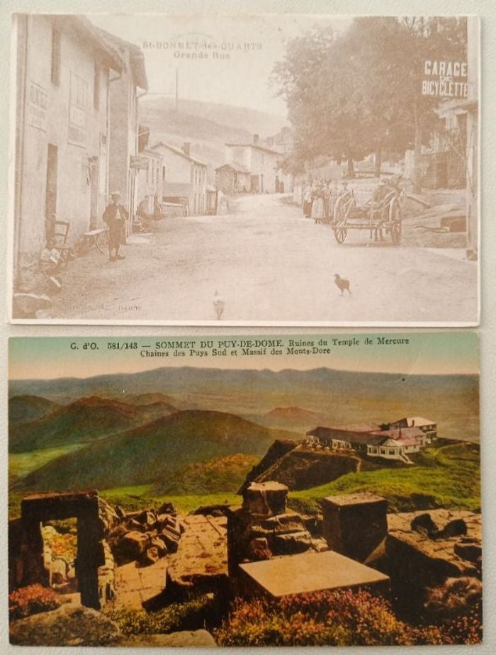 Carte postale Auvergne Rhône Alpes lot 4