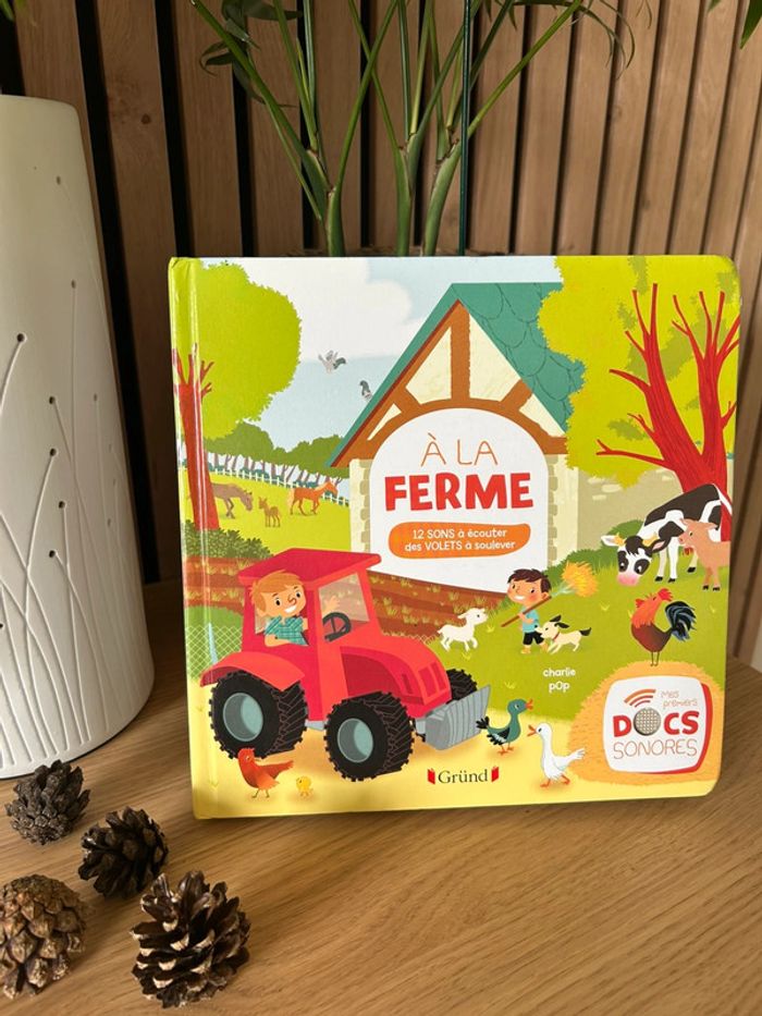 Livre sonore À la ferme