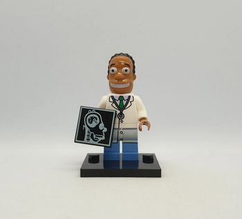 🍩 Figurine The Simpsons - Dr. Julius Hibbert - (Style Lego) 🍩