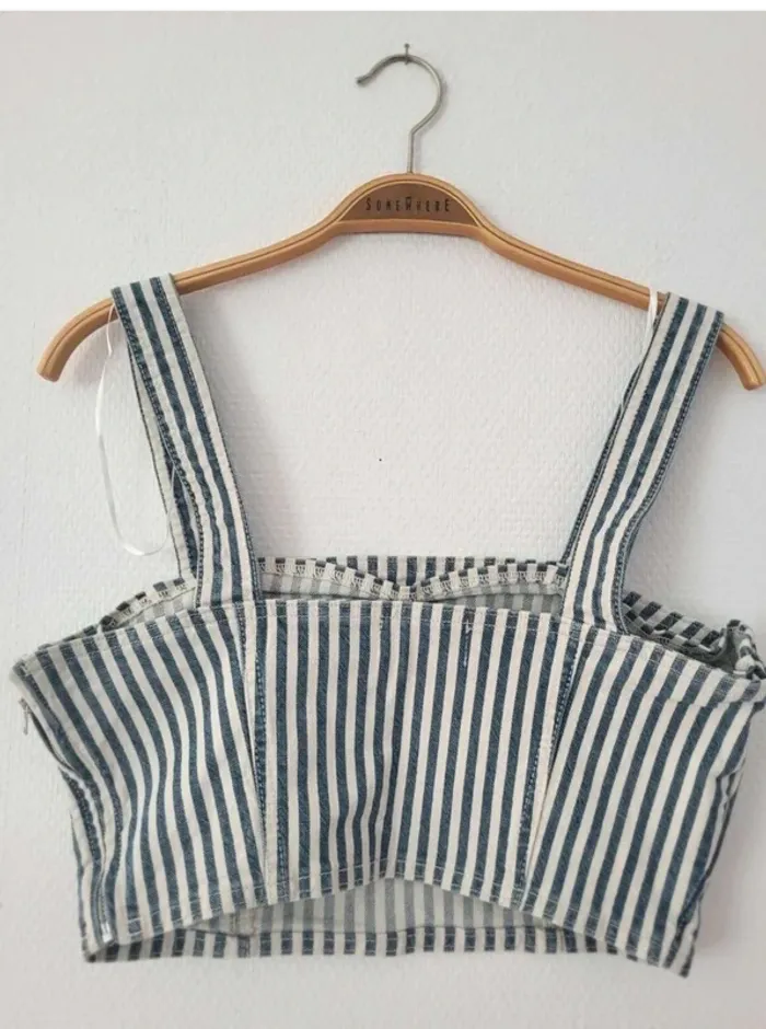 Haut zara coton Taille L neuf - photo numéro 2