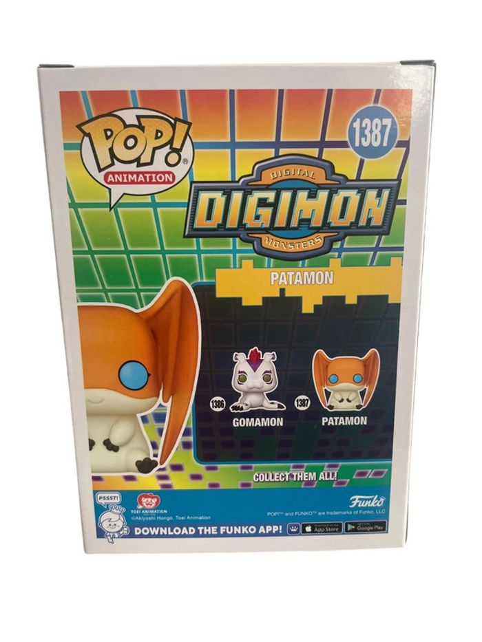 Figurine Funko Pop Digimon Patamon 1387 neuf - photo numéro 2