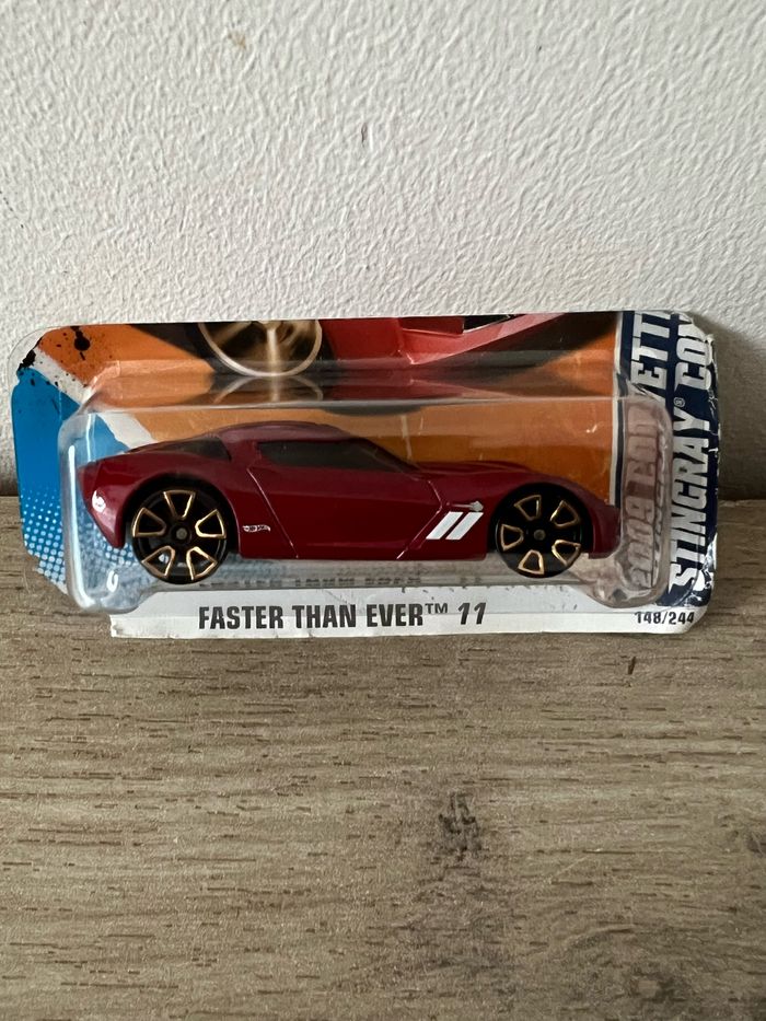 Voiture miniature Hot Wheels Corvette Stingray Concept 2009 - FTE 2011 - 148/244 - photo numéro 4