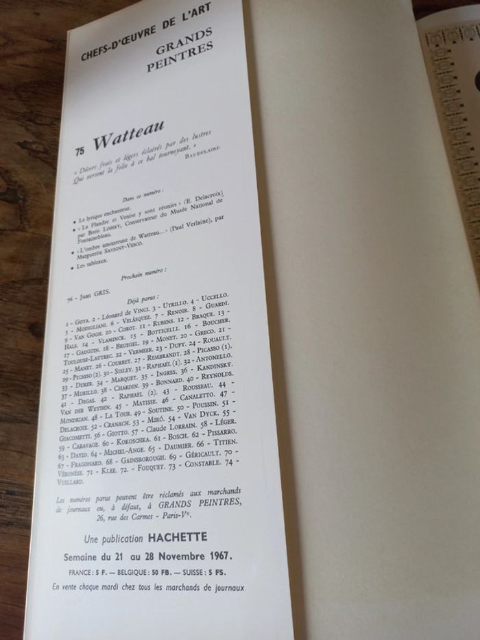 Collection hachette Les grands peintres - photo numéro 3