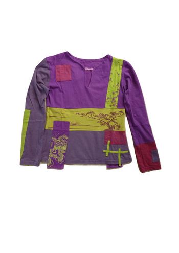 Tee Shirt à Motifs Multicolore