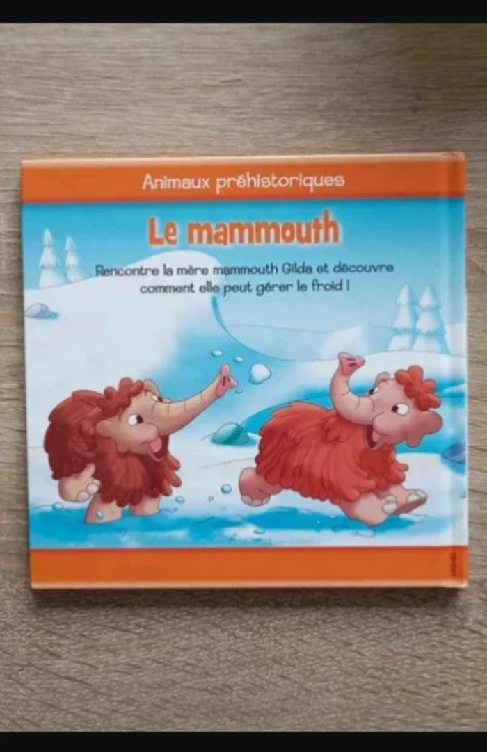 Livre animaux préhistoriques Le mammouth éditions atlas Très bon état - photo numéro 2