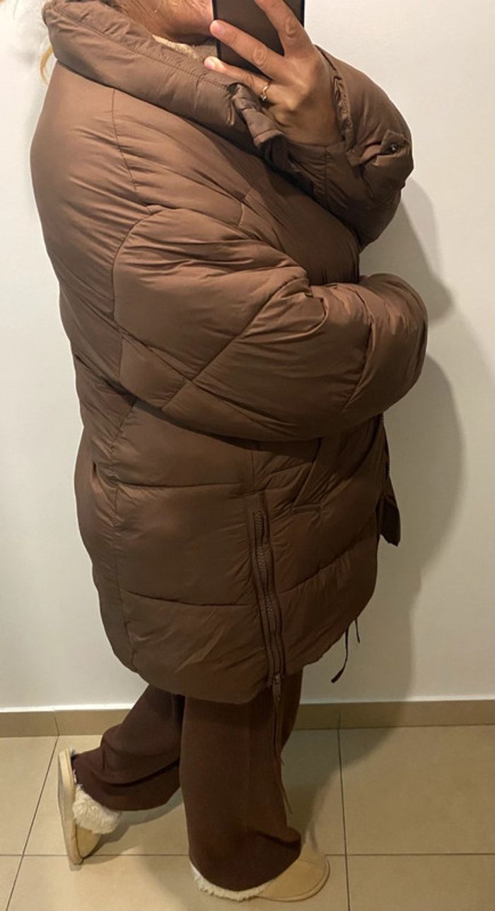 Doudoune Puffer Coat Oversize Chaude ZARA Taille M Et Plus - photo numéro 9