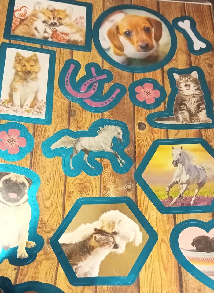 Autocollant animaux sauvages et animaux domestiques - photo numéro 4