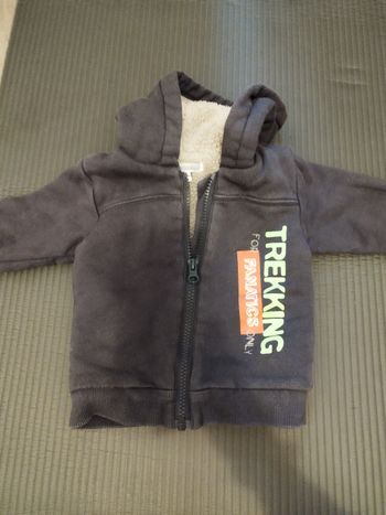 Gillet molletonné bébé - 6 mois