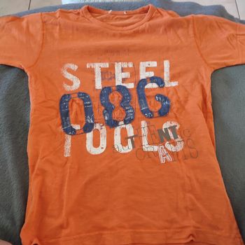 Tee-shirt orange 8 ans