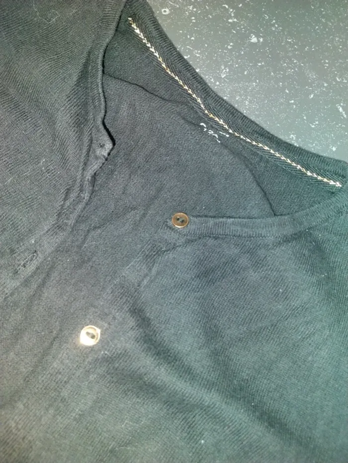 Gilet noir 12 ans kiabi - photo numéro 3