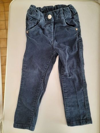 Pantalon velours fille hiver 