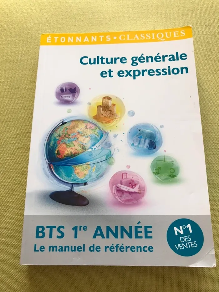 Cahier livre culture générale et expression bits 1ere année