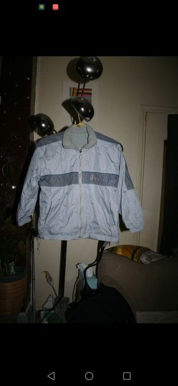 🌸Blouson polaire réversible  gris Taille 12 ans mixte "J& L " 🌸