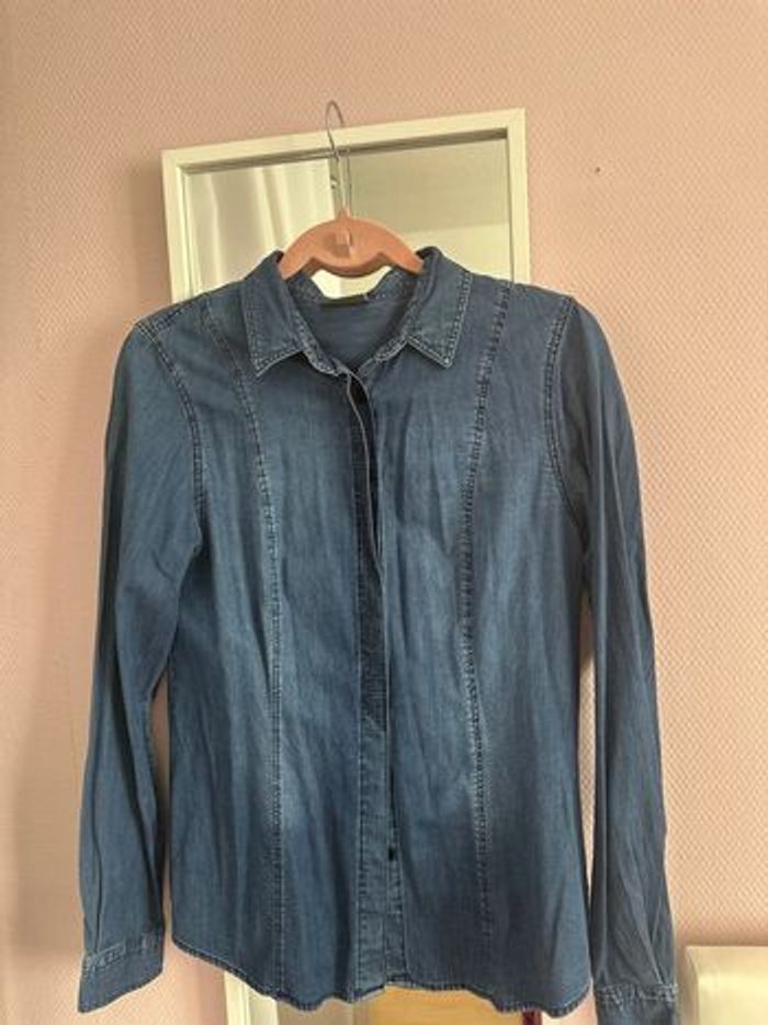 Chemise en jean - strass Yessica - photo numéro 2