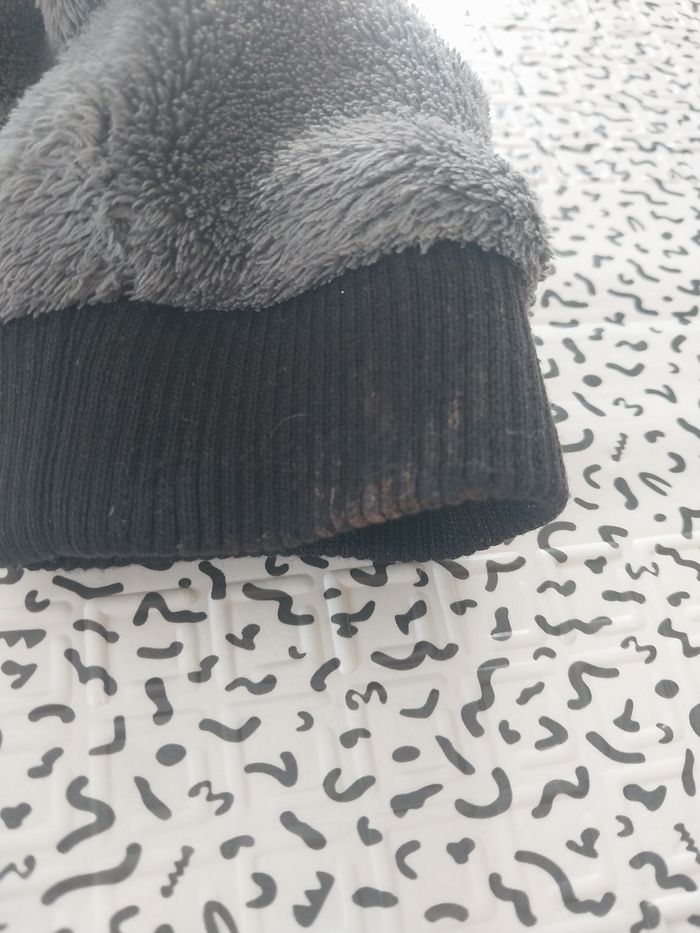 Sweat zippé Disney Mickey 5 ans gris polaire capuche chaud mixte - photo numéro 6