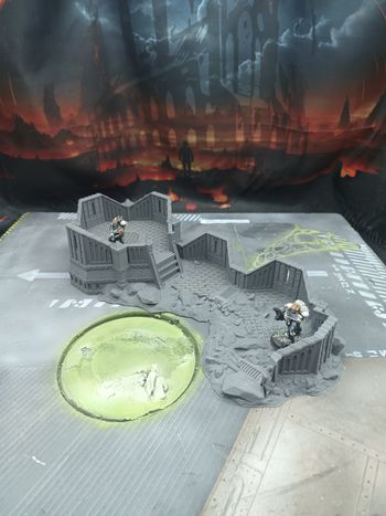 Décor Bunker de tranché 40000 Verridan B