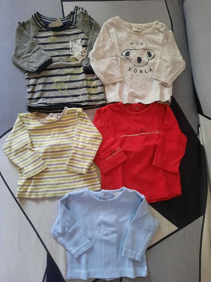 Lot tee shirt 3 mois