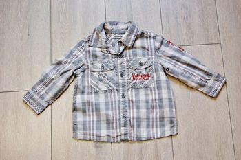 Chemise grise rayée. Garçon 2 ans. Marque Tape à l'œil