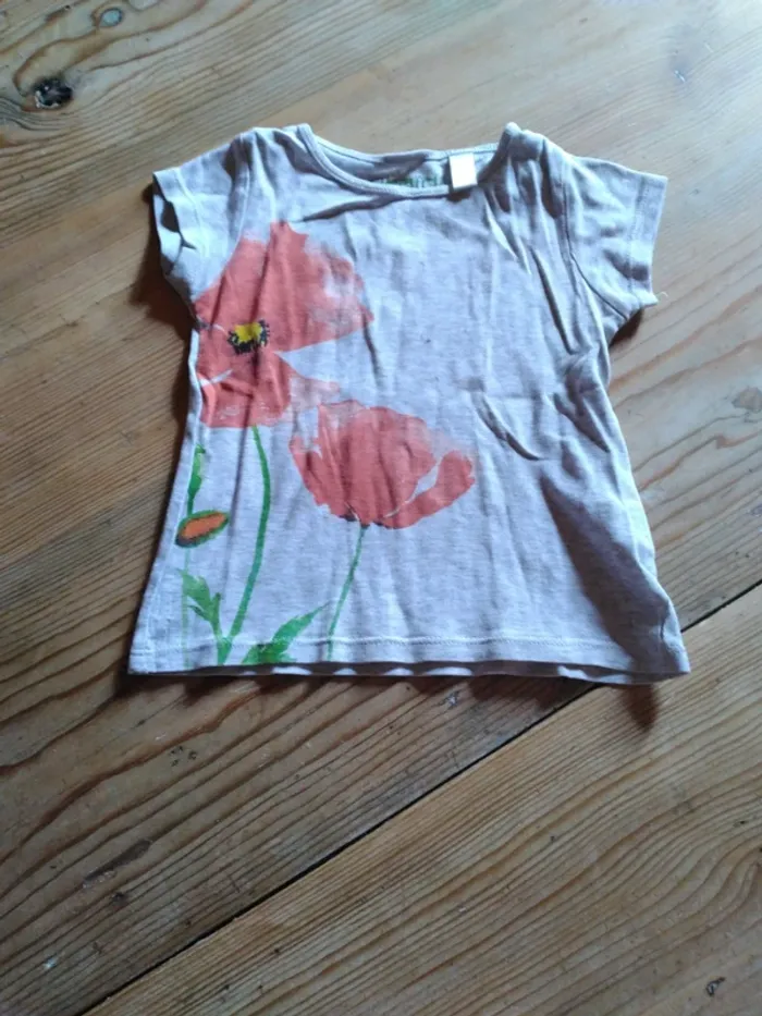 Tee Shirt Fille Okaïdi Taille 4 Ans