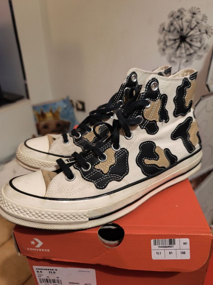 Rares Converse Chuck 70 High "Cow Print" - Taille 43 - Très bon état !