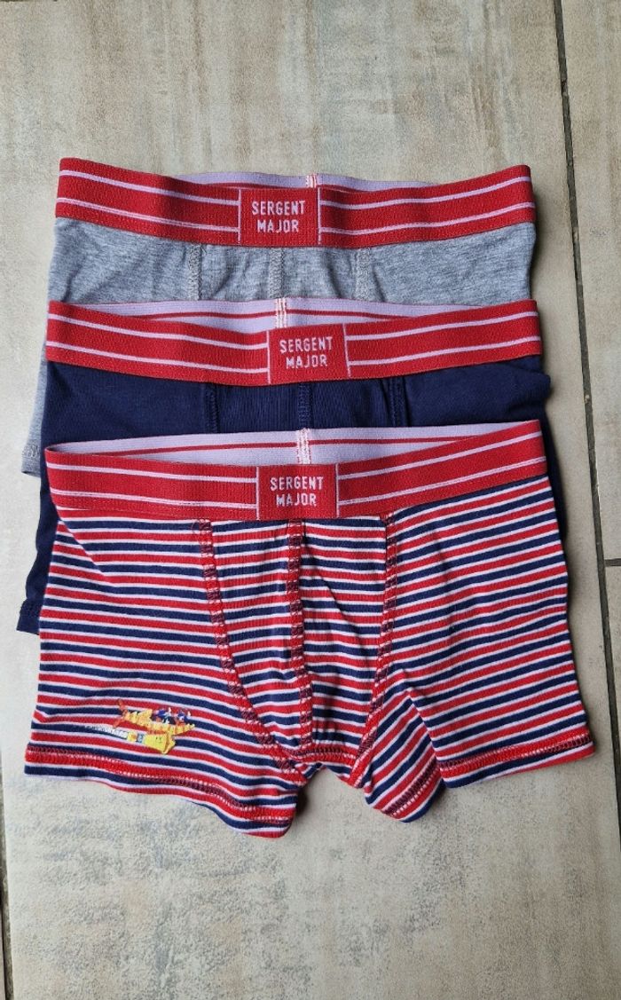 Lot de 3 boxers 5 ans sergent major