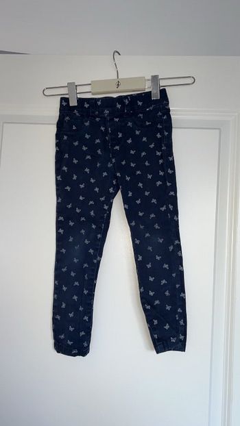 Pantalon / Jegging à motif papillon fille taille 4 ans Denim Co
