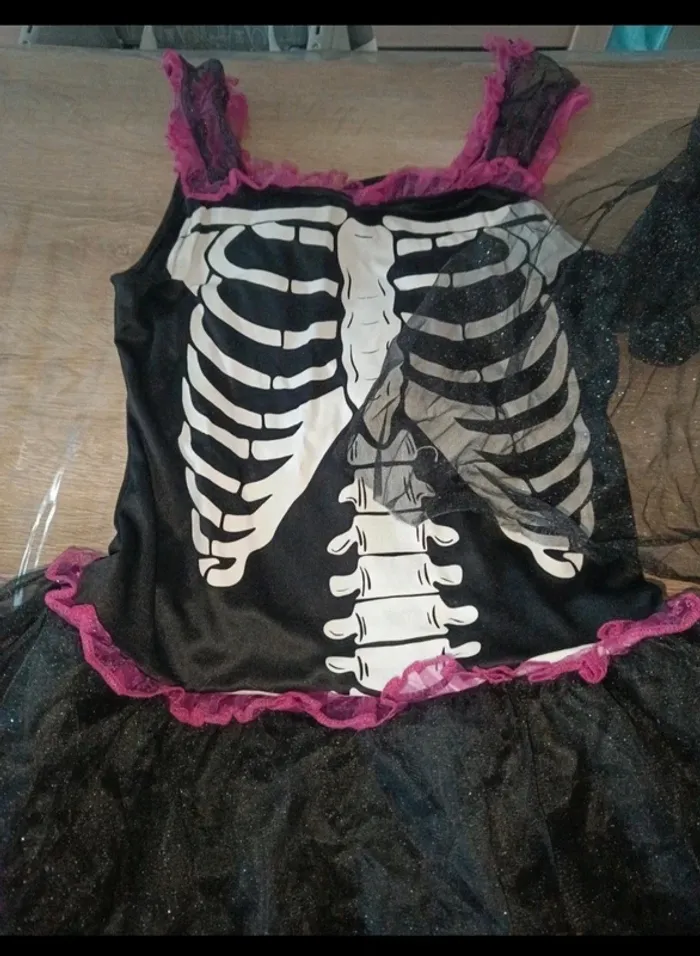 Déguisement Robe pour halloween fille taille M - photo numéro 4
