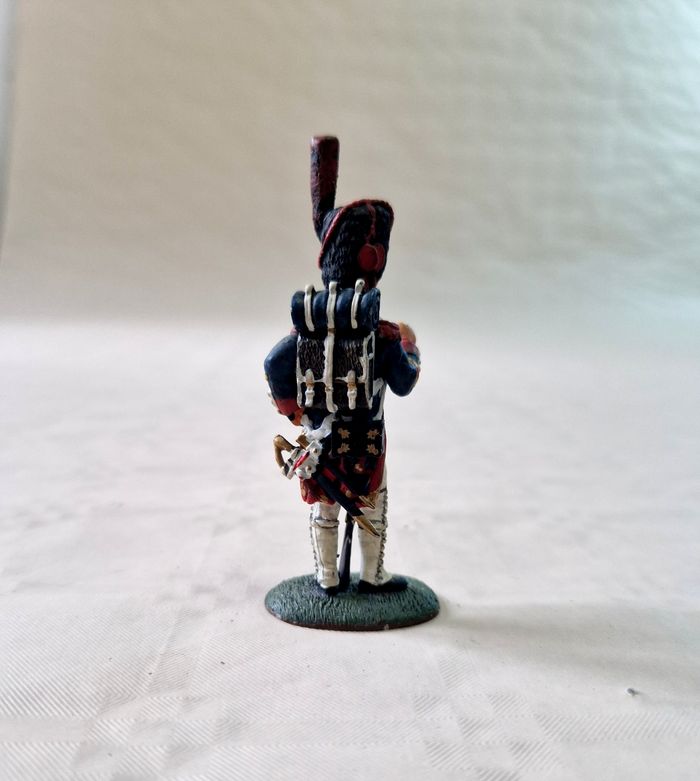 Figurine en plomb,  peinte à la main  , Del prado  , cap grenadier  , garde consul 1800 - photo numéro 2