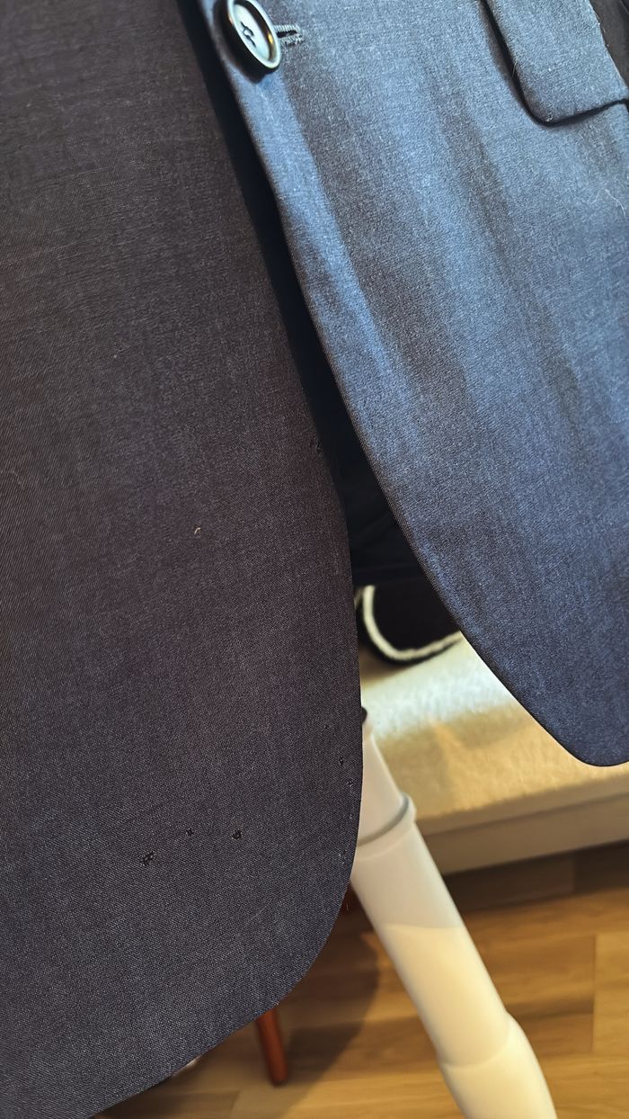 Veste de costume homme bleu Kenzo T58 - photo numéro 2