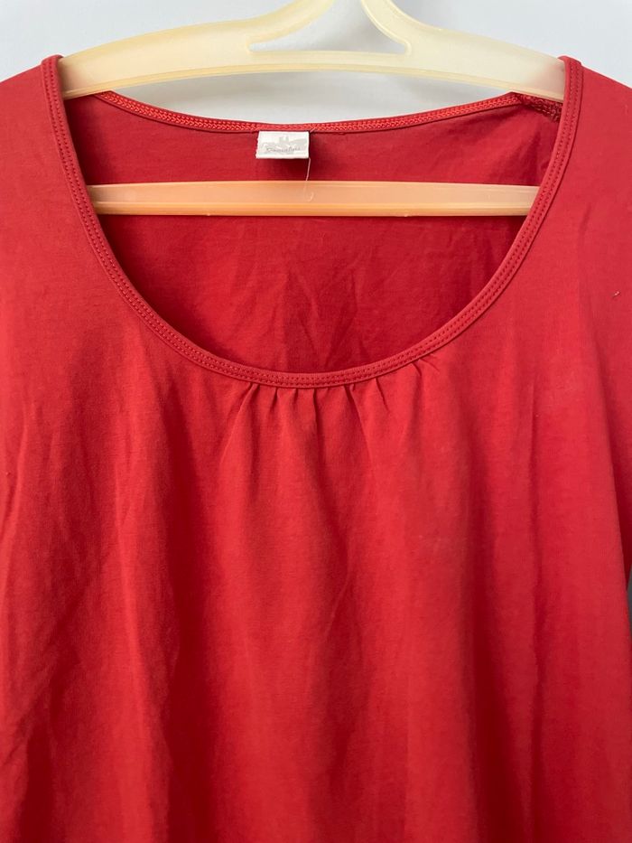 T-shirt rouge femme / camaïeu - photo numéro 3