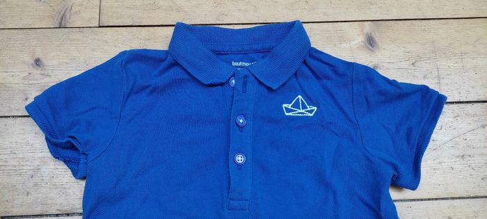Polo t-shirt bleu bout'chou 18 mois - photo numéro 3