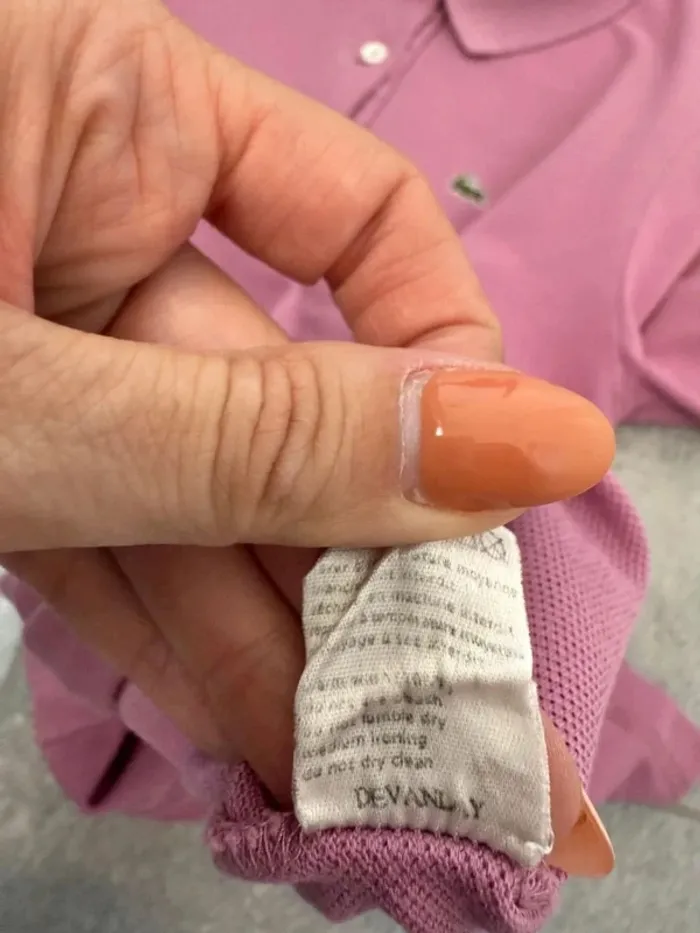 Polo Lacoste femme rose taille 40 soit M super état - photo numéro 8