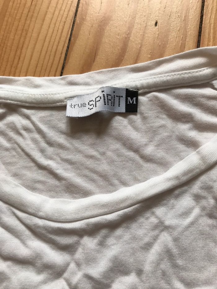 Haut ML blanc true spirit - photo numéro 3