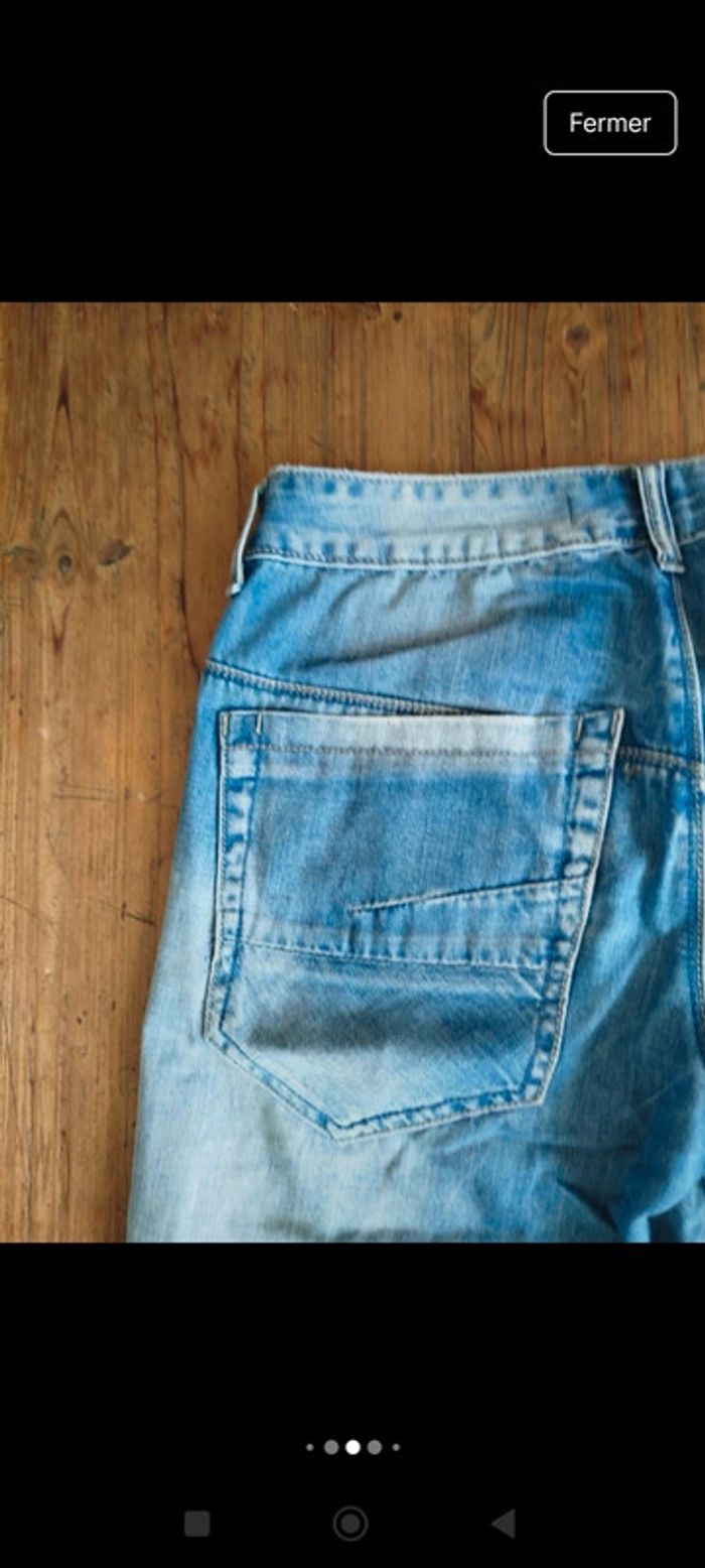 Bermuda jean homme B&J  taille P - photo numéro 4