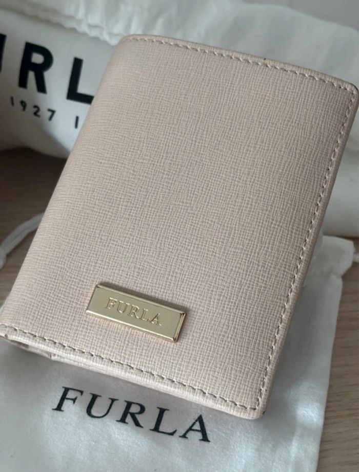 Ensemble sac à main bandoulière et porte monnaie Furla nude - photo numéro 4