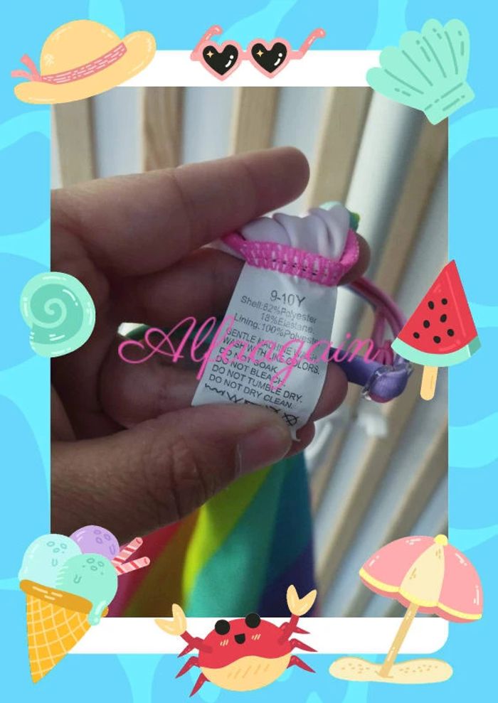 Maillot de bain coloré neuf 10ans - photo numéro 5