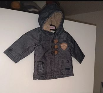 Manteau velours fourrure à l’intérieur