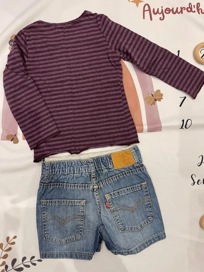 Ensemble bébé fille Levi’s – Taille 24 mois - photo numéro 2