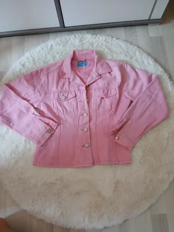 veste en jeans rose femme taille S