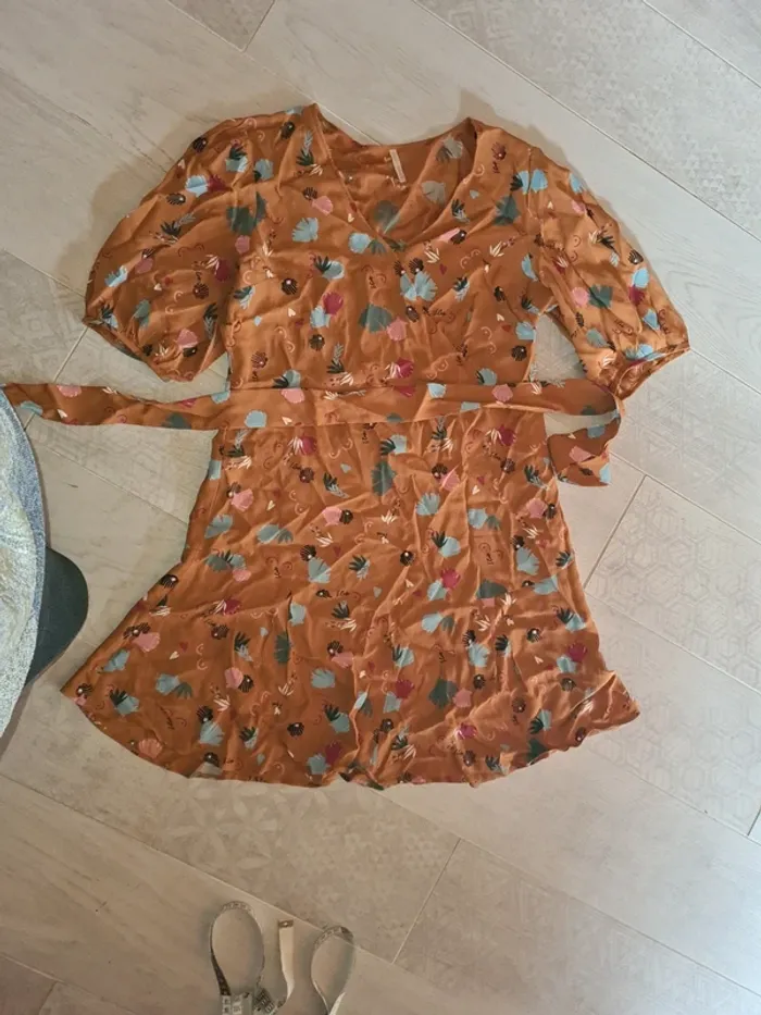 Robe I.CODE ton marron 42 - photo numéro 2