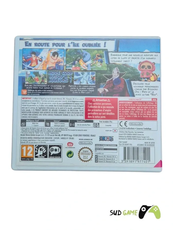 Jeu 3DS " One piece unlimited world " - photo numéro 2
