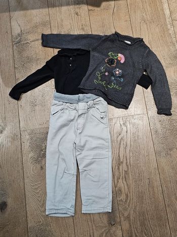 Ensemble 2 ans pantalon pull