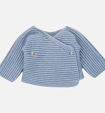 Cardigan 6 mois en laine Petit Bateau
