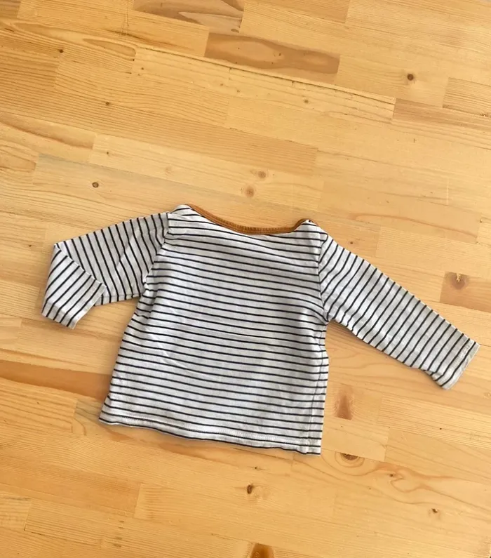 Marinière polo col rond H&M - photo numéro 2