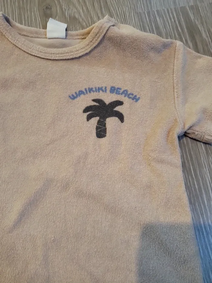 Ensemble t-shirt et short 12 mois - photo numéro 4